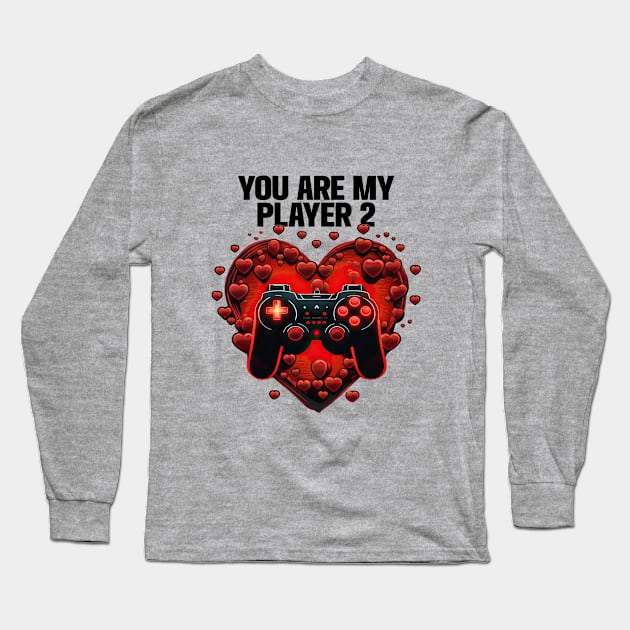 Gamer - You Are My Player 2 Long Sleeve T-Shirt by Kudostees